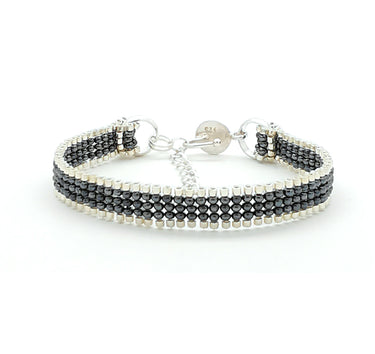 Brazalete Telar Plata Mini Liso Acerina
